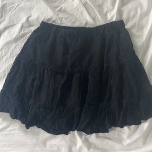 princess polly black mini skirt